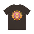 Vibrant Mandala T-Shirt featuring intricate design symbolizing peace and harmony
