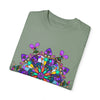 Unisex Mandala T-Shirt made of 100% ring-spun cotton Hand-drawn Mandala art and garment-dyed for extra comfort