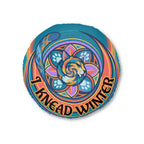 Cuscino da pavimento con motivo a gatto Sacred Geometry