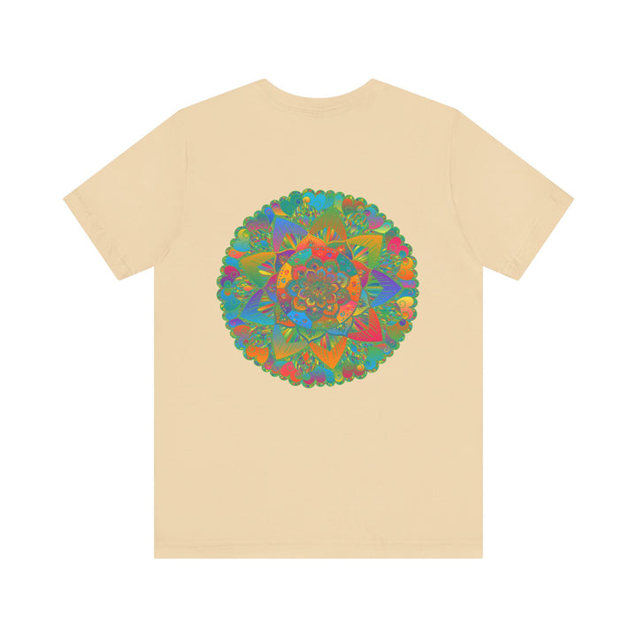 A vibrant mandala t-shirt featuring intricate designs for spiritual peace and harmony, perfect for expressing your inner zen and positive energy