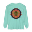Intricate Mandala Long Sleeve T-Shirt featuring a colorful and detailed design