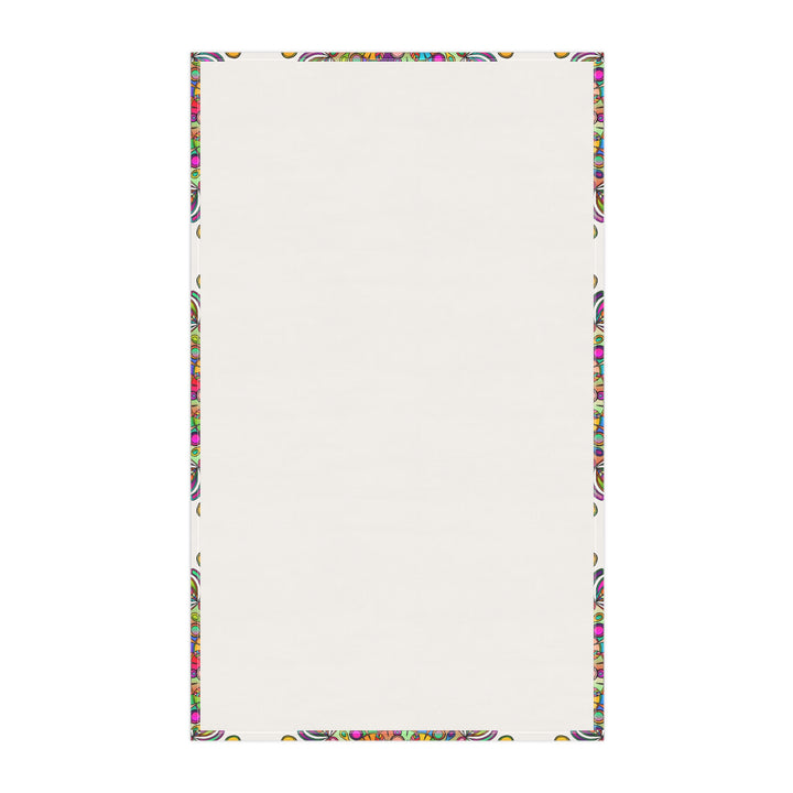 Intricate Mandala Design Cotton Tea Towels for Lively Kitchens