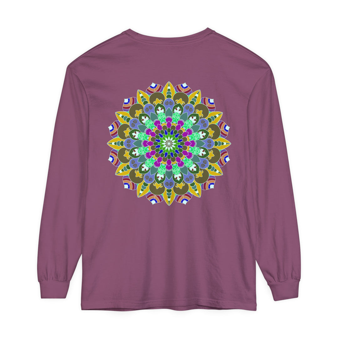 Colorful Mandala Long Sleeve T-Shirt - Spiritual Art 27