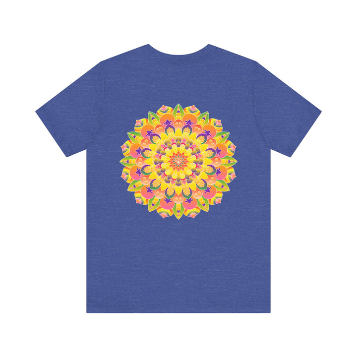 Vibrant Mandala Tee featuring intricate design promoting Peace & Harmony