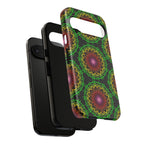Artistic Mandala Phone Case with Bold Patterns and Modern Flair