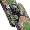 Gorgeous Mandala MagSafe®-Compatible iPhone 14/15 Impact Case with intricate design and reliable impact resistance