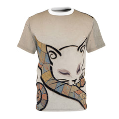 Introvert Mosaic Cat Embrace