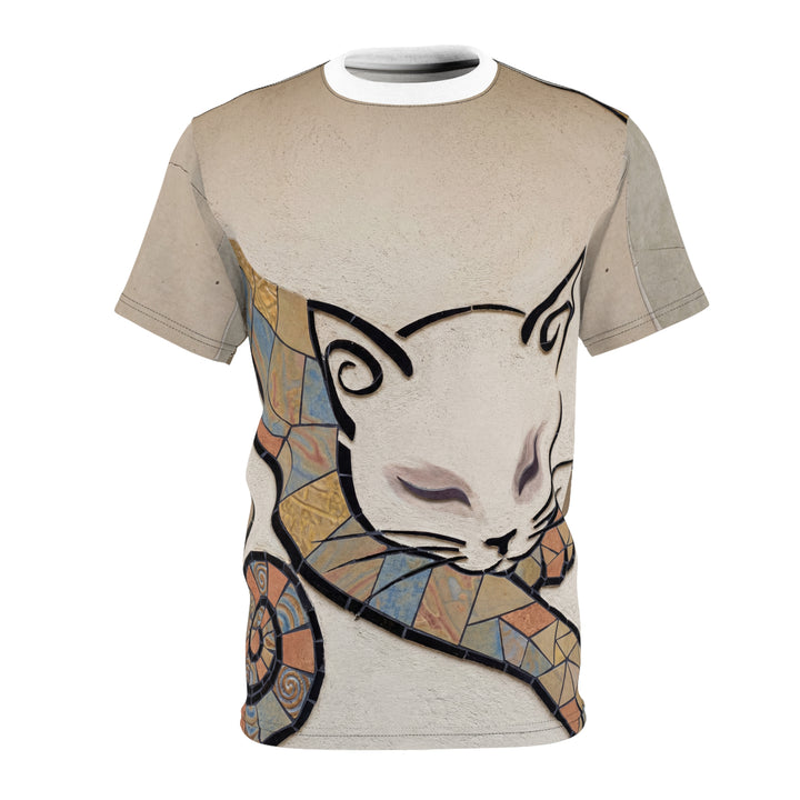 Introvert Mosaic Cat Embrace