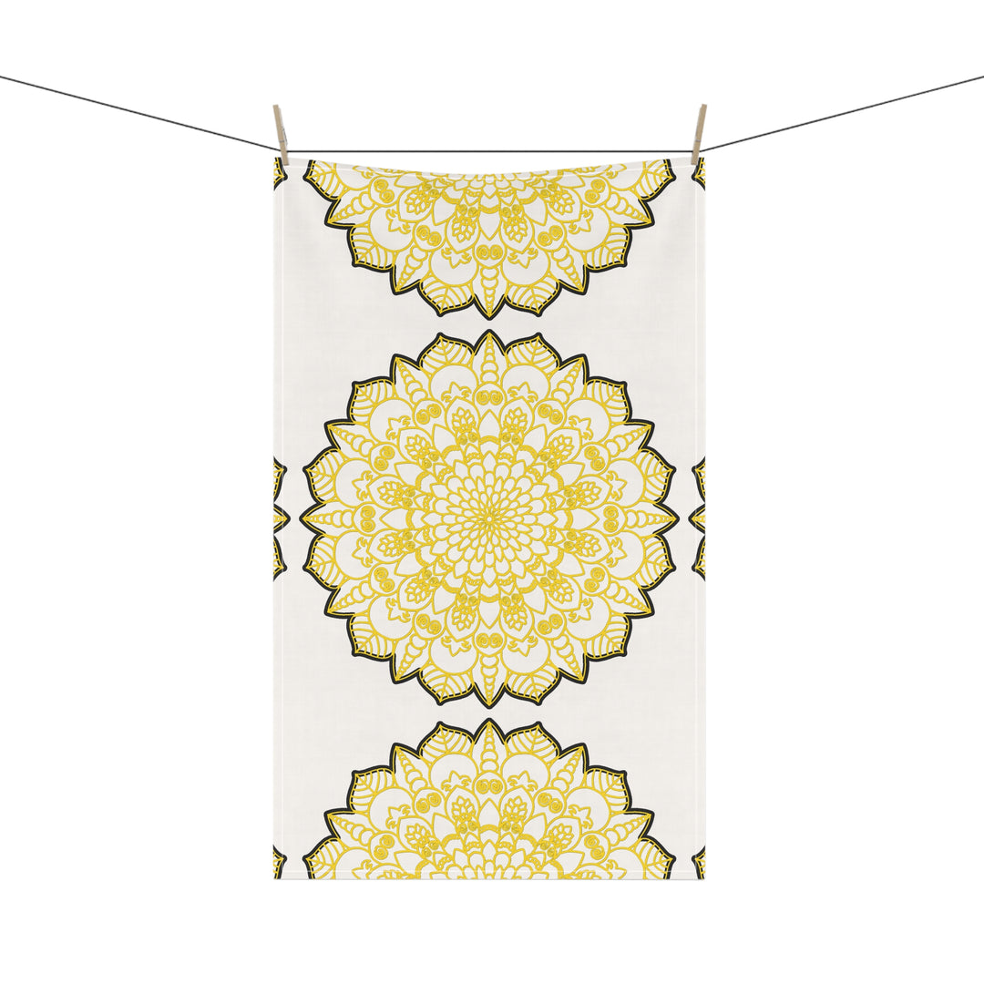 Sunny Floral Cotton Tea Towels for Bright Kitchen Aesthetics