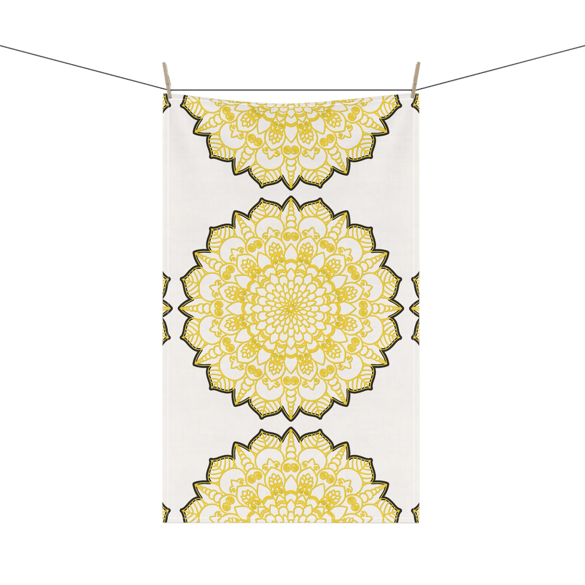 Sunny Floral Cotton Tea Towels for Bright Kitchen Aesthetics