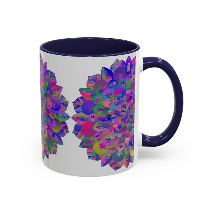 Mug adorned with a beautiful and spiritual mandala illustration