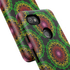 Artistic Mandala Phone Case with Bold Patterns and Modern Flair