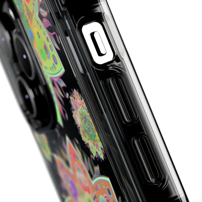 Stunning Mandala MagSafe®-Compatible iPhone 14/15 Impact Case designed for both style and protection