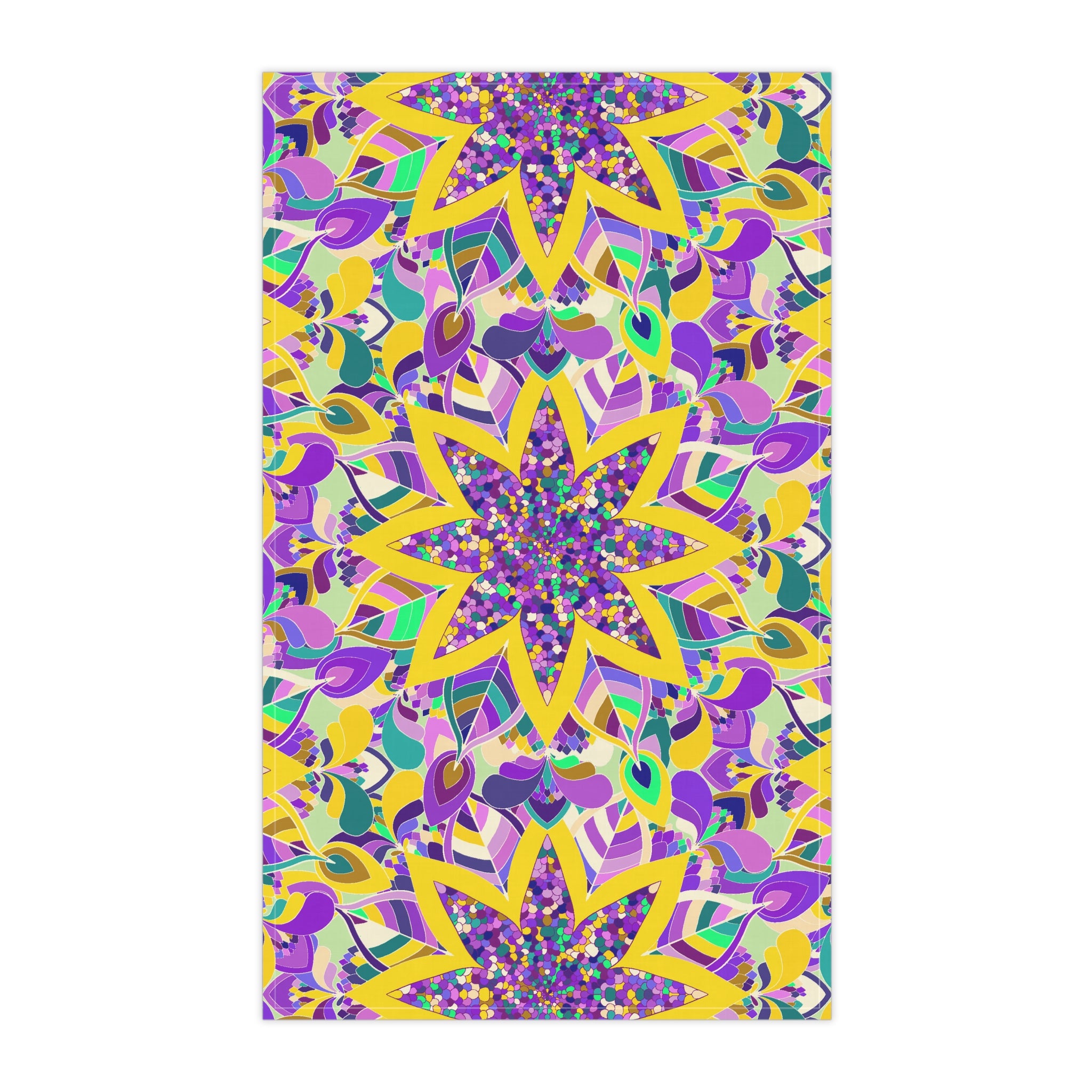 Floral Explosion Cotton Tea Towels - Brighten Your Kitchen Decor