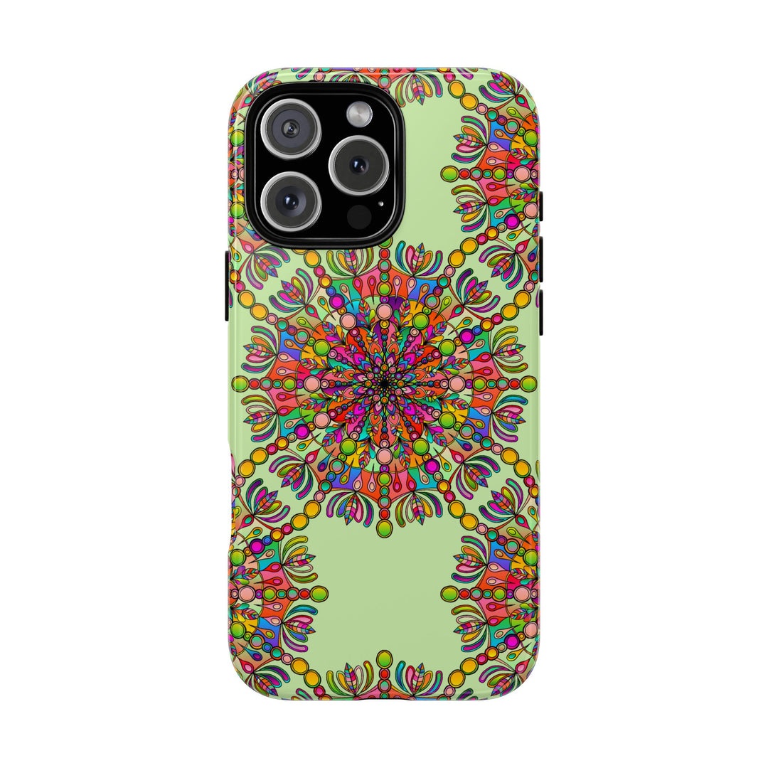 Intricate Mandala Phone Case in Lively Colors for Unique Style