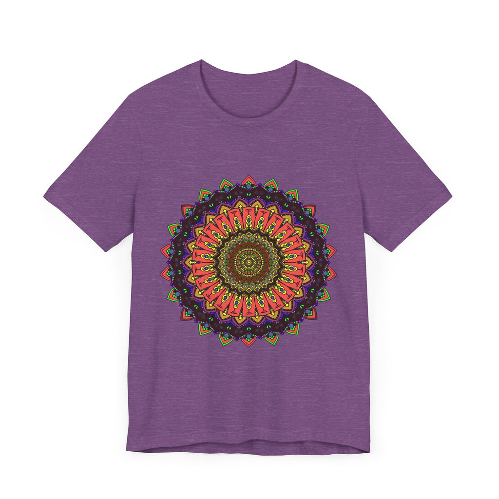 Colorful Mandala Tee with an intricately designed pattern and vibrant colors