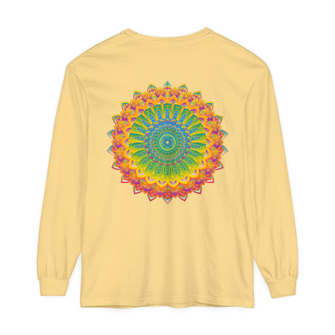 Intricately designed mandala long sleeve t-shirt for men and women