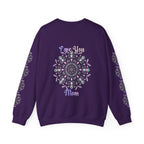 Felpa Mandala "Mamma Potente" in Morbide Tonalità Pastello