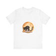 Black Cat & Moon Halloween T-Shirt with Spooky Tree