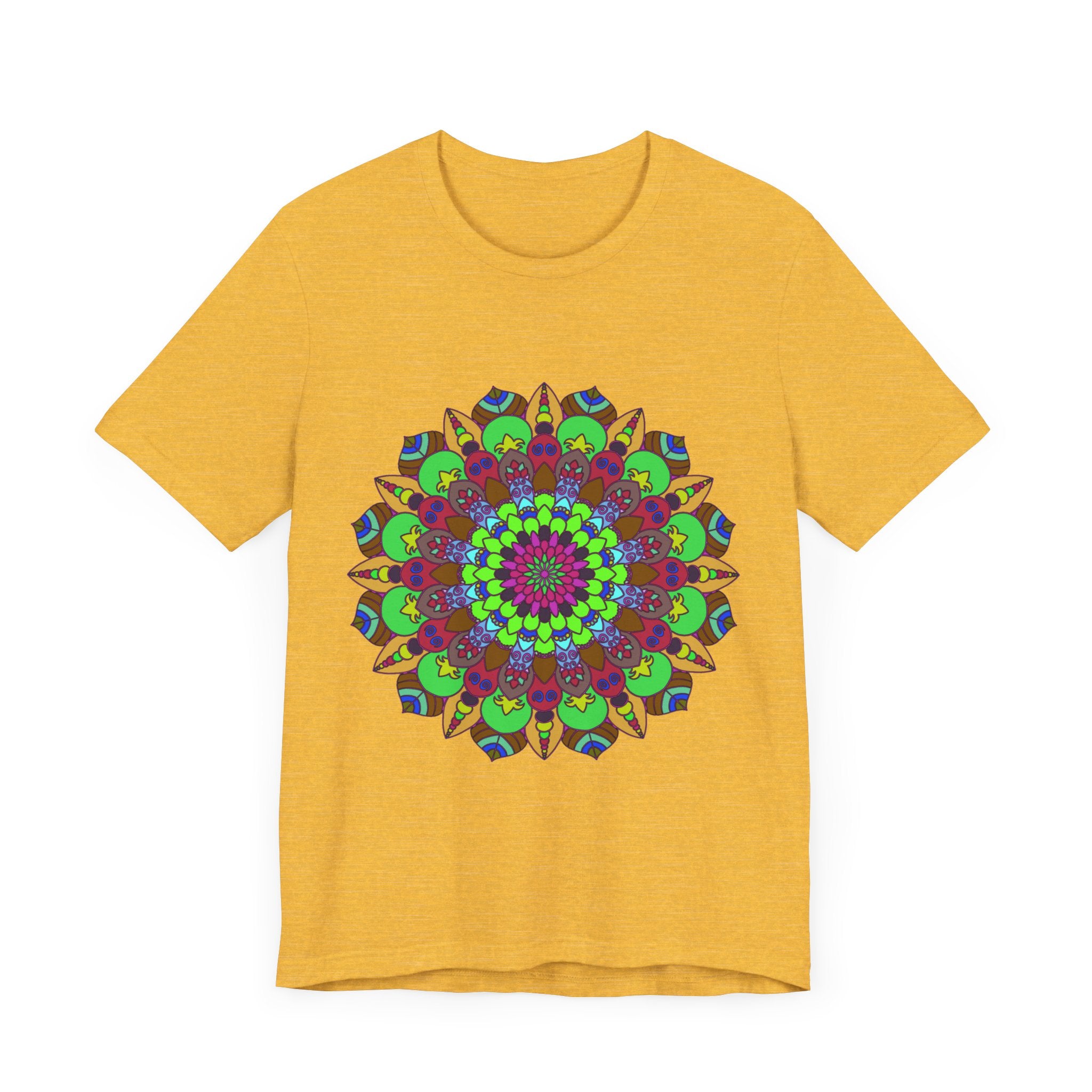 Vibrant Mandala Tee - Cosmic & Interconnected