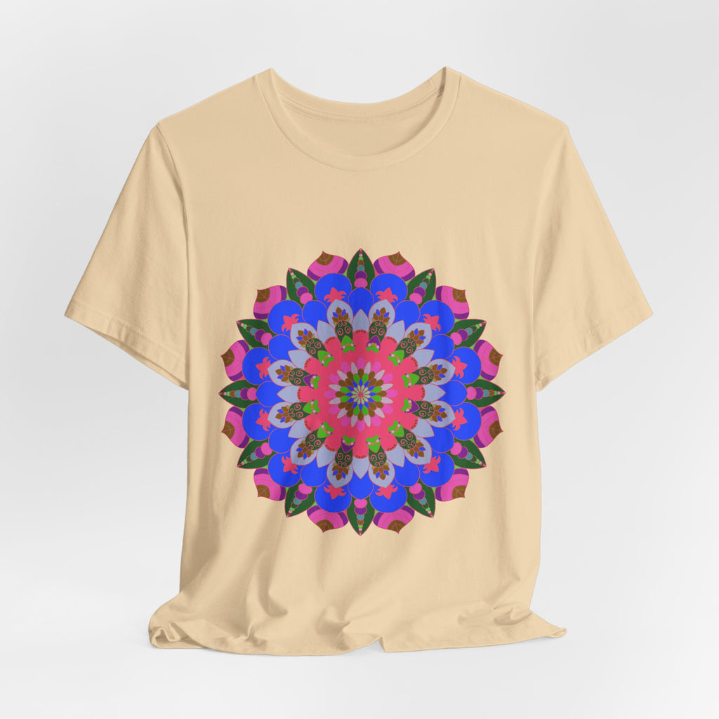 Colorful Mandala Geometric T-Shirt, featuring a vibrant and intricate design