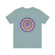 Vibrant Mandala Tee symbolizing spiritual harmony and tranquility