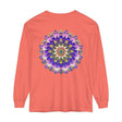 Colorful Mandala Long Sleeve T-Shirt - Psychedelic Art image 60