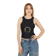 Sleeveless Racerback Tank Top featuring Moon Cat artwork