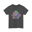 Unisex heavy cotton tee featuring a mandala art design, perfect for yoga and mindfulness practice