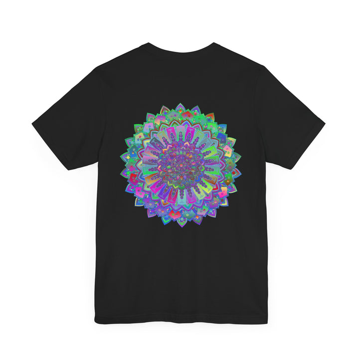 Vibrant and calming mandala tee for those seeking inner peace and balance