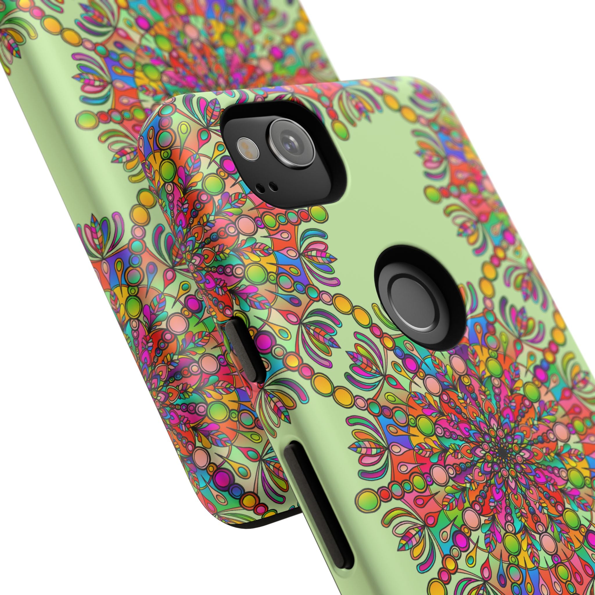 Intricate Mandala Phone Case in Lively Colors for Unique Style
