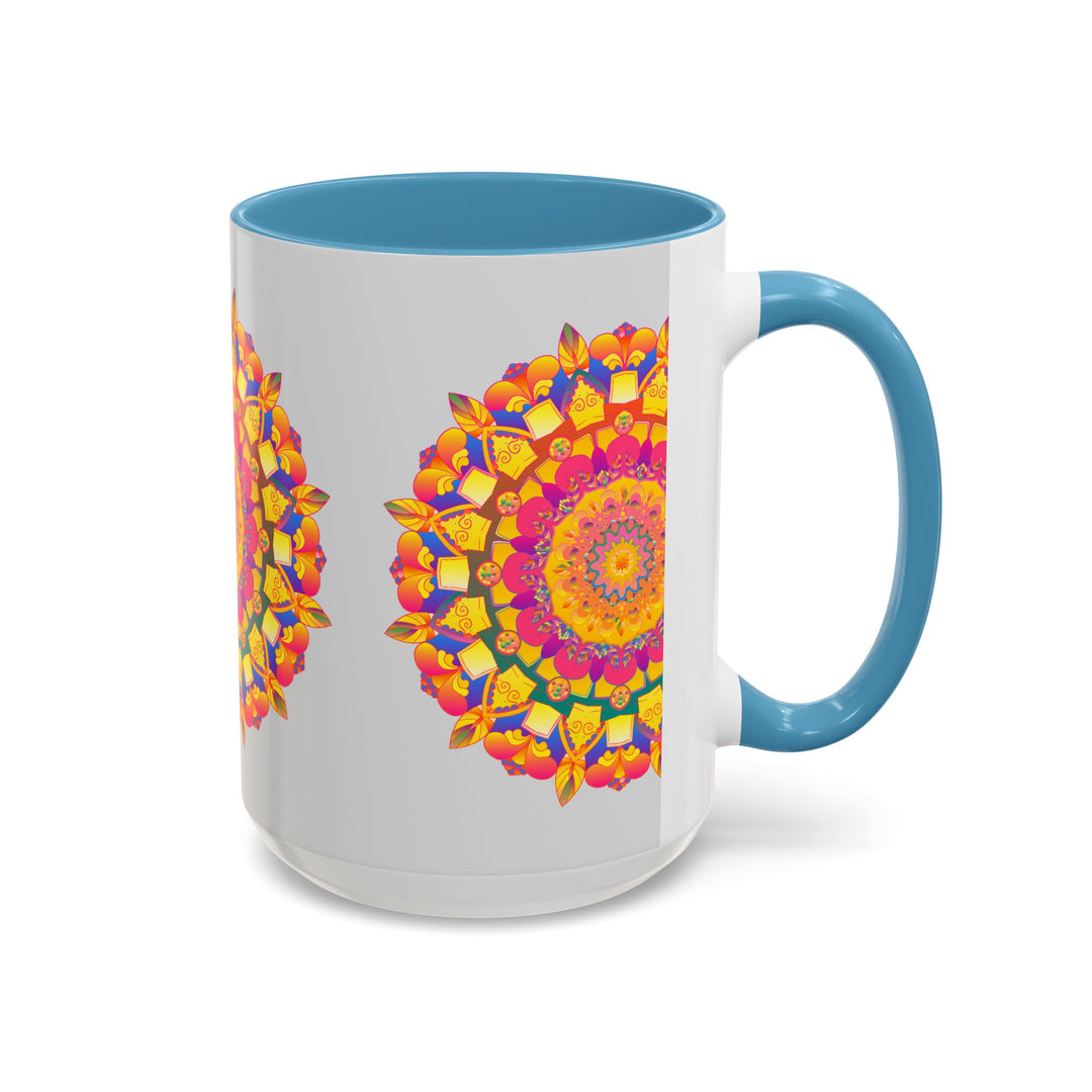 Gorgeous Grey Mug with Detailed Mandala Art