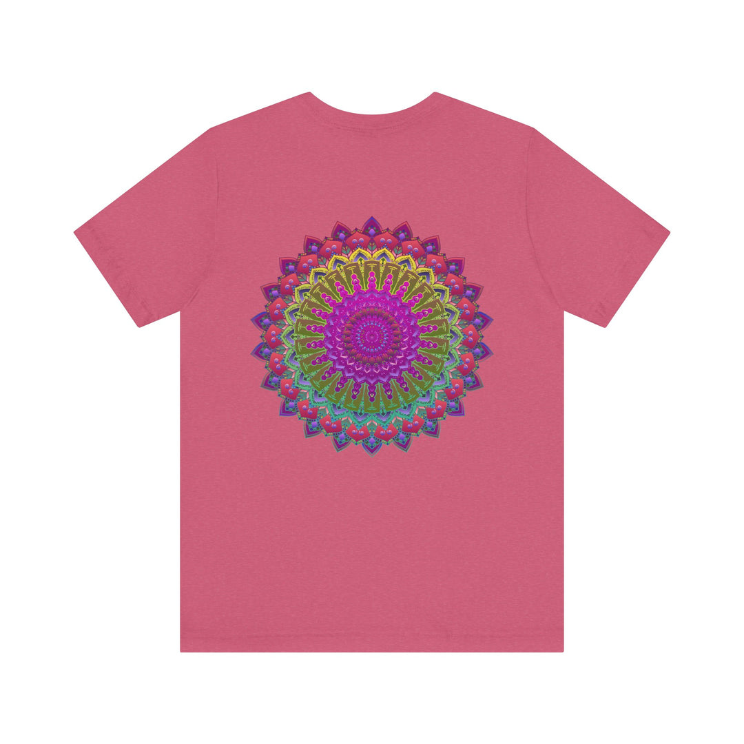 Beautiful Vibrant Mandala Tee representing spiritual peace and harmony, perfect for finding inner balance and tranquility in your daily life