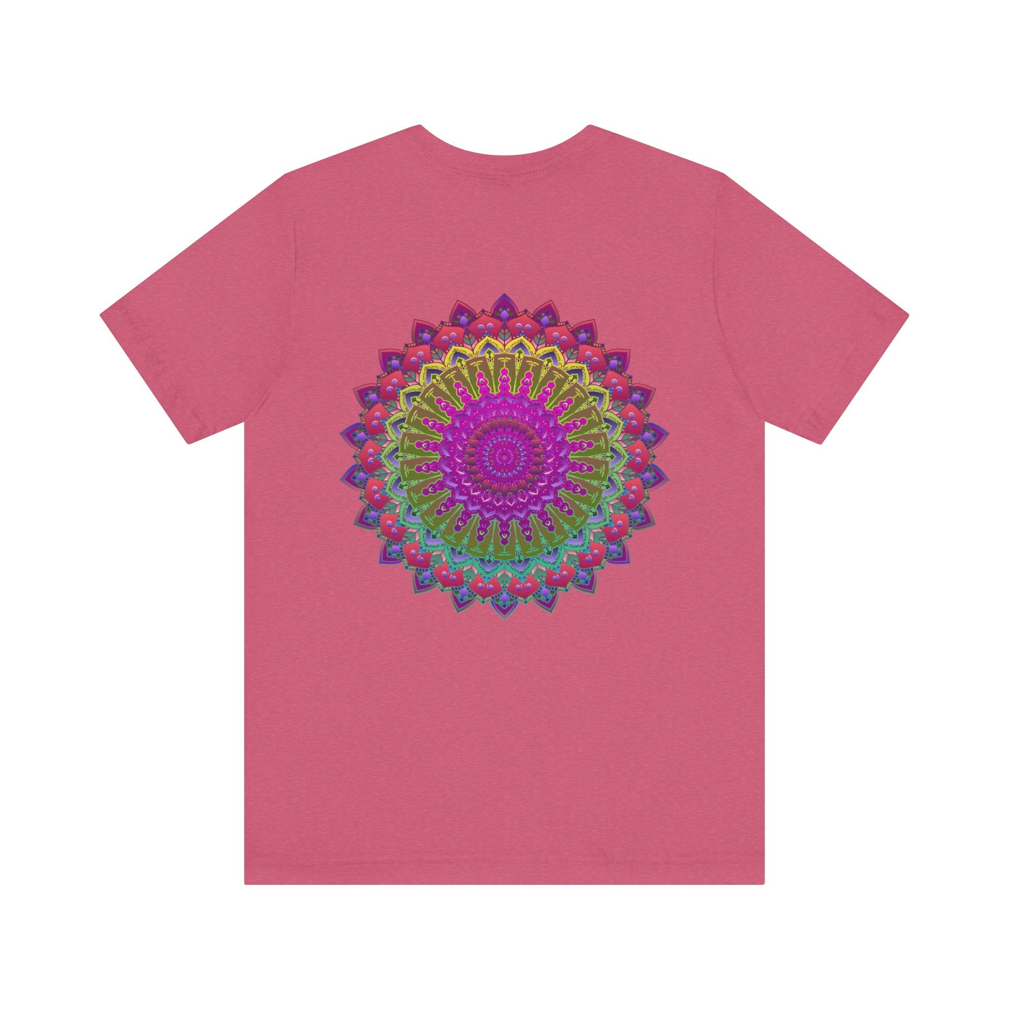 Beautiful Vibrant Mandala Tee representing spiritual peace and harmony, perfect for finding inner balance and tranquility in your daily life