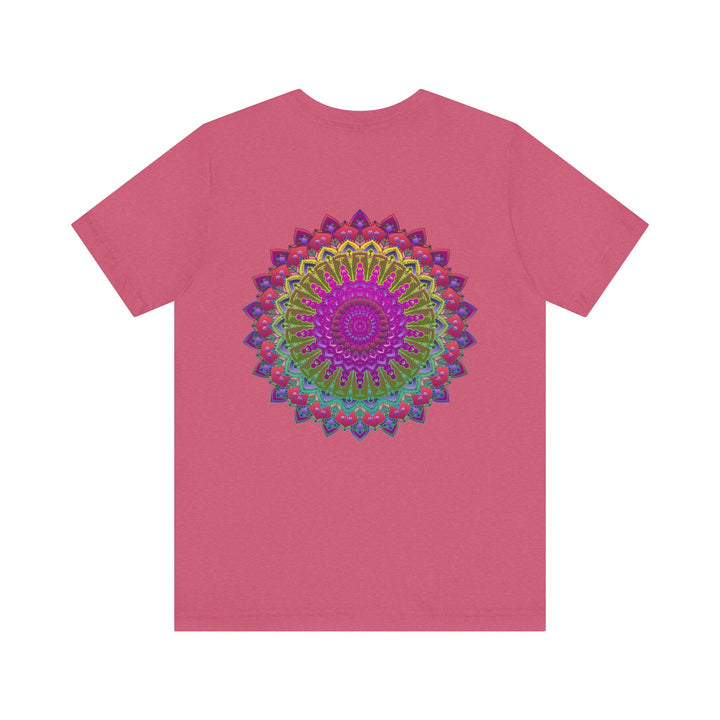 Beautiful Vibrant Mandala Tee representing spiritual peace and harmony, perfect for finding inner balance and tranquility in your daily life