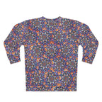 Sweatshirt mit Kaleidoskop-Blumenmuster und Allover-Print