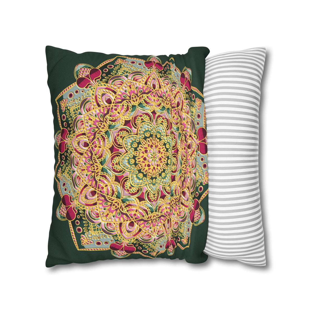 Mandala Boho Square Pillowcase