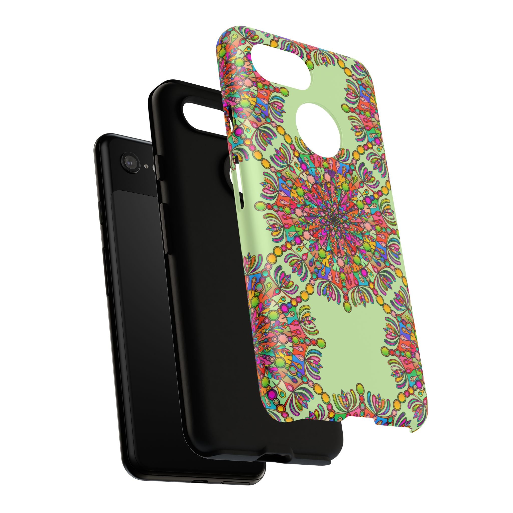 Vibrant Mandala iPhone & Google Pixel Case | Tough Cases