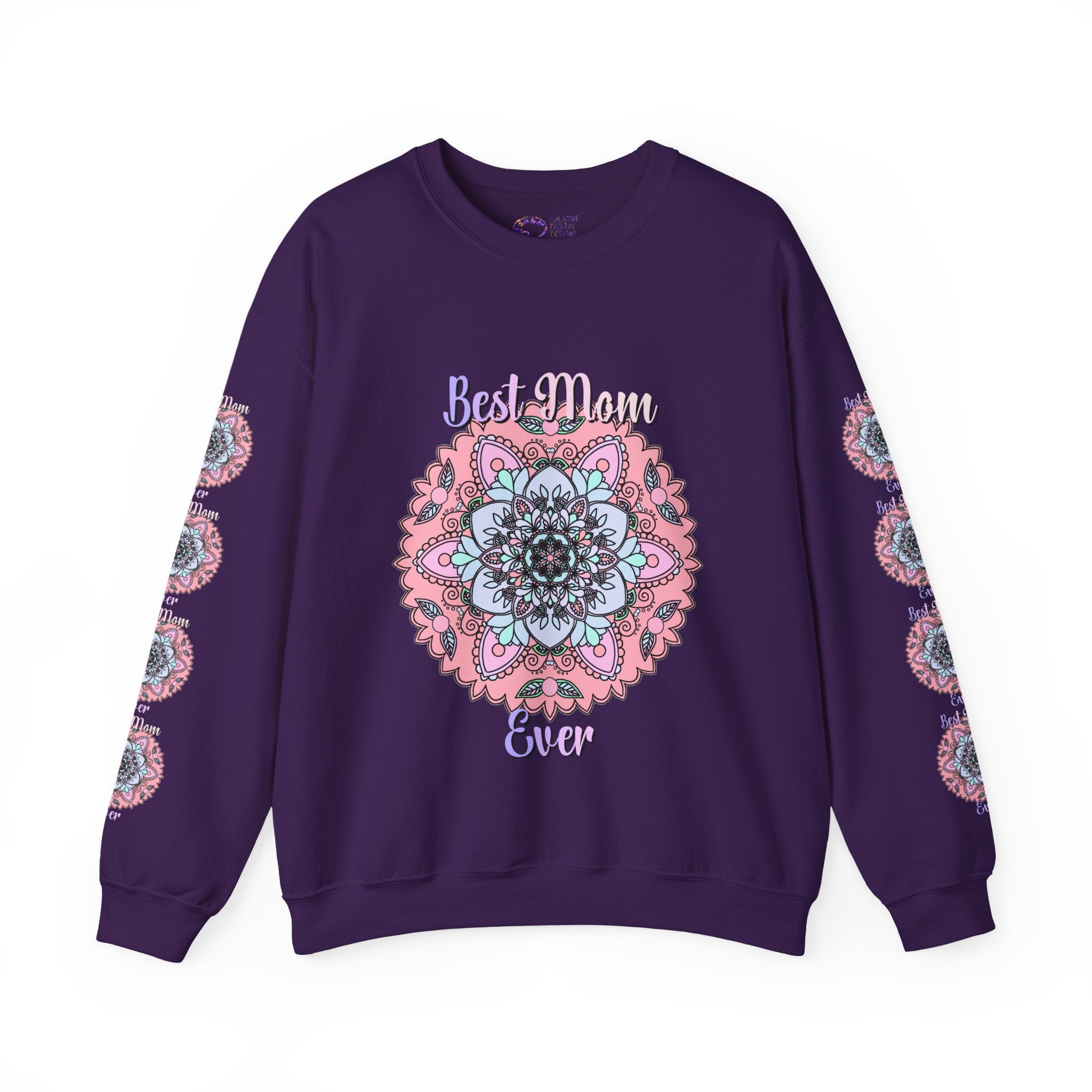 Best Mom Ever Intricate Mandala Art Sweatshirt