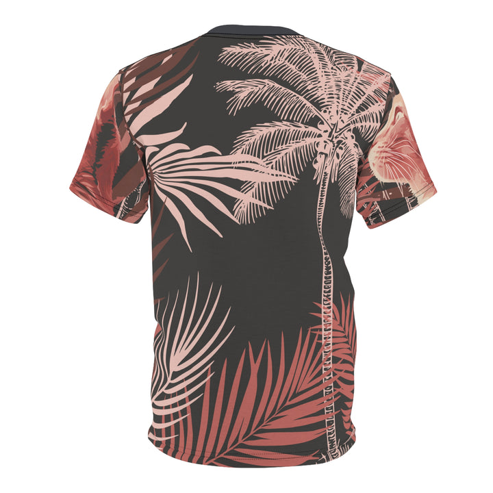 Tropical Cat All-Over Print Tee