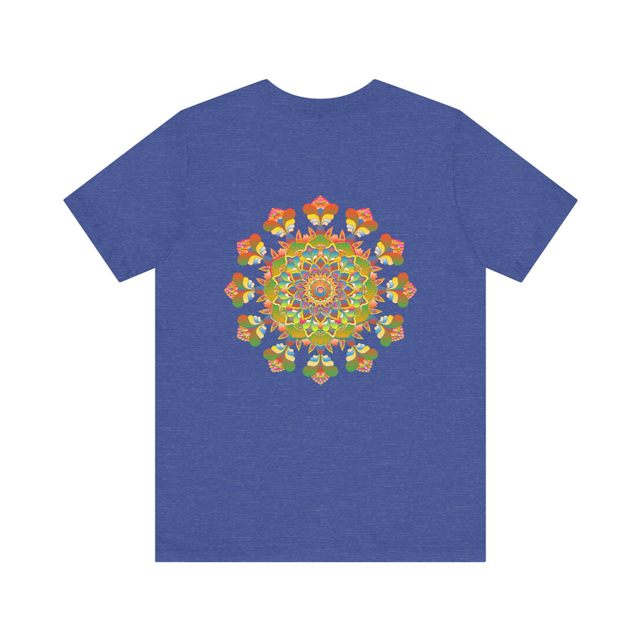 Woman in nature wearing Mandala Peace & Harmony T-Shirt