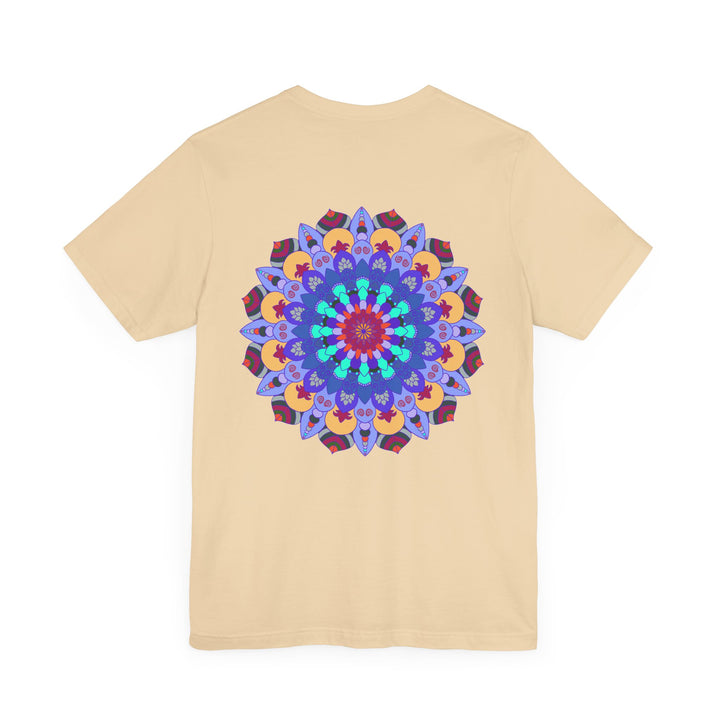 Colorful Mandala Peace & Harmony T-Shirt featuring intricate spiritual artwork design