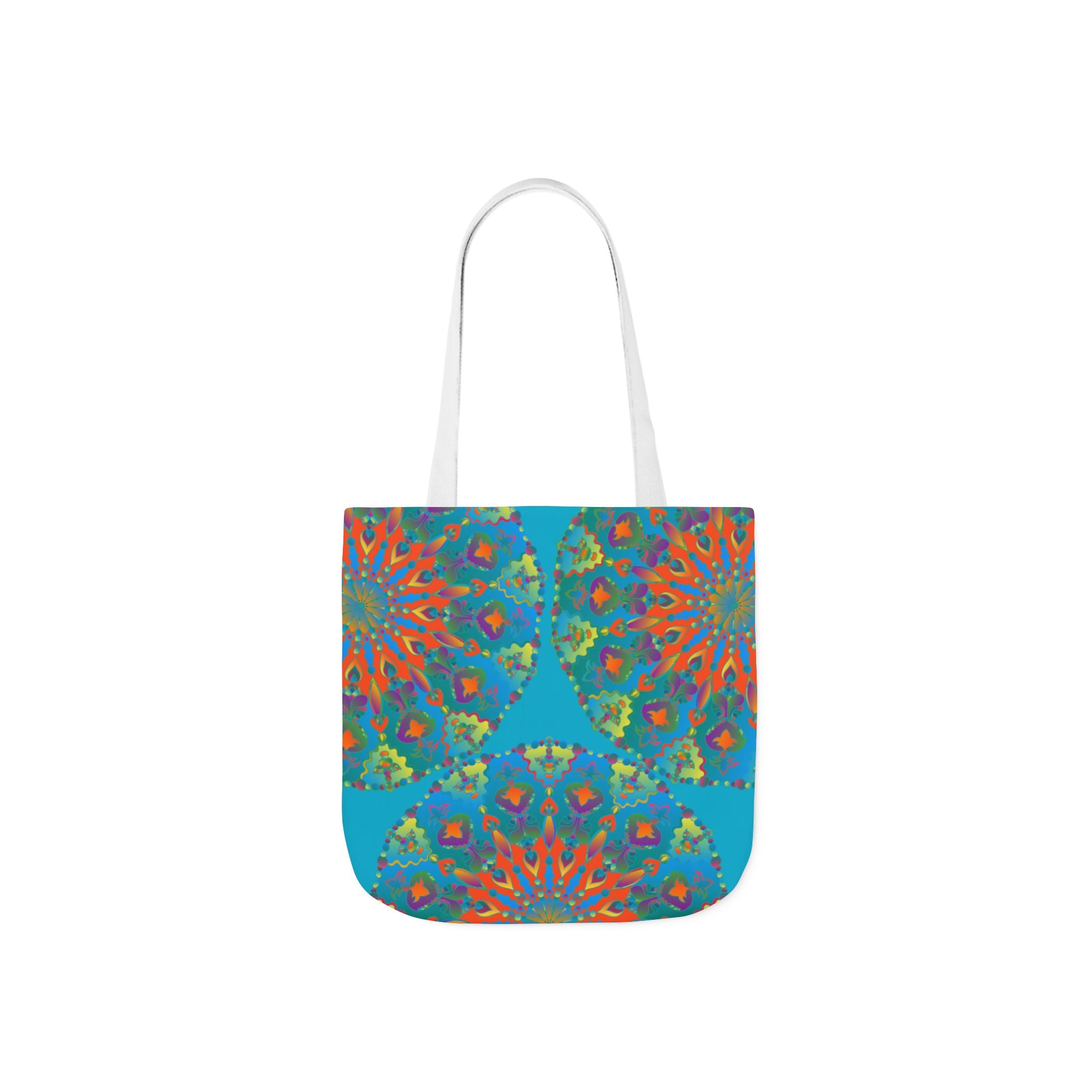 Canvas Tote Bag in Bright Tropical Colors for Summer Fun