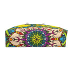 Bright Yellow Mandala Weekender Bag for Joyful Beach Escapes