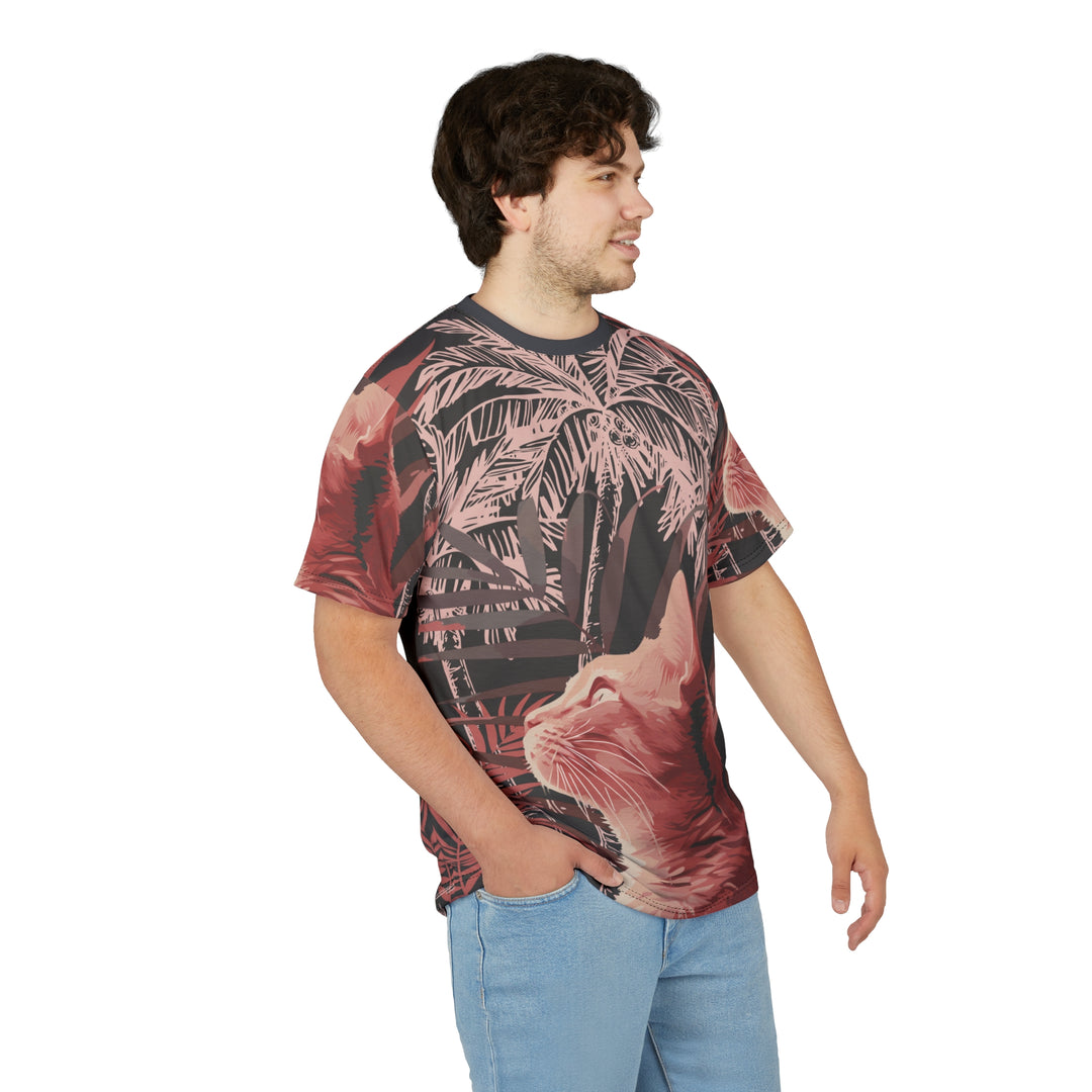 Tropical Cat All-Over Print Tee
