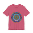 Vibrant Mandala Tee featuring a colorful and intricate design with intricate patterns and bright, eye-catching colors, perfect for adding a pop of vibrancy to any outfit