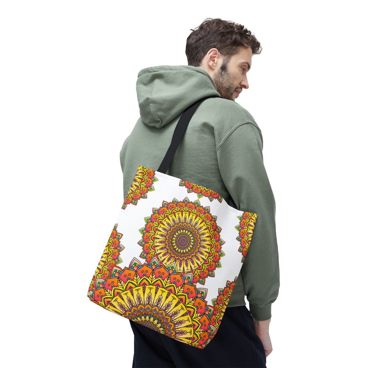 Solar Mandala Tote Bag