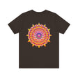 Vibrant mandala t-shirt with a bold and vibrant mandala pattern