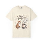 Good Morning Cat Coffee T-Shirt