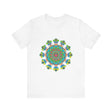 Colorful and vibrant Psychedelic Mandala Tie Dye T-Shirt with intricate design